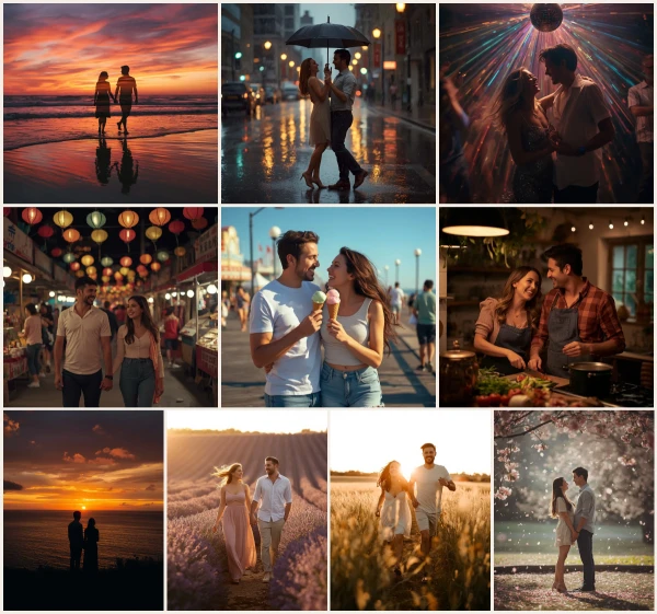 New 10 Historic Couple AI Prompts for Period Drama Settings